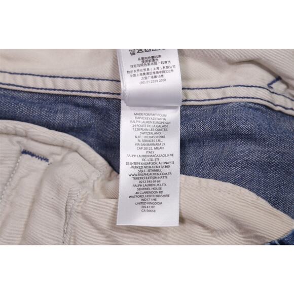 Polo Ralph Lauren Mens Salinger Chino Straight Fit Denim Jeans Pants 38x30 - Picture 9 of 9